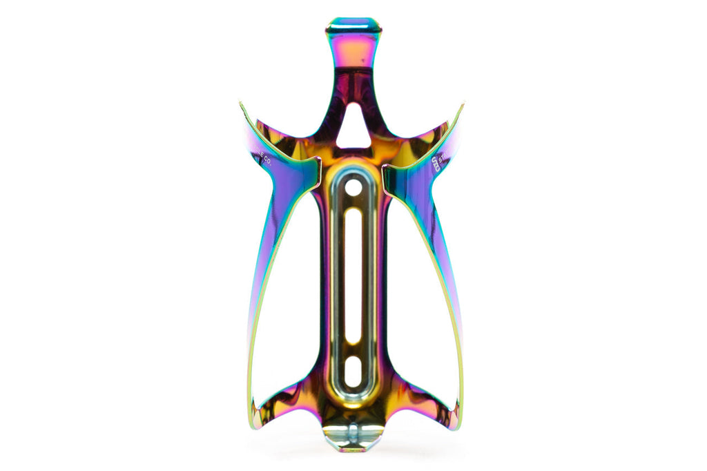 State Bicycle Co. - Metallic Series Bottle Cage - Galaxy / Oil Slick