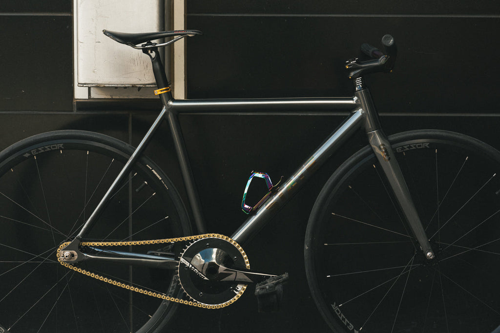 State Bicycle Co. - Metallic Series Bottle Cage - Galaxy / Oil Slick