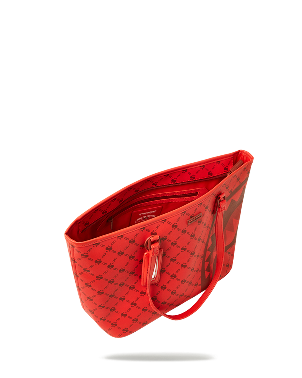 MONEY PATTERN BRICK TOTE