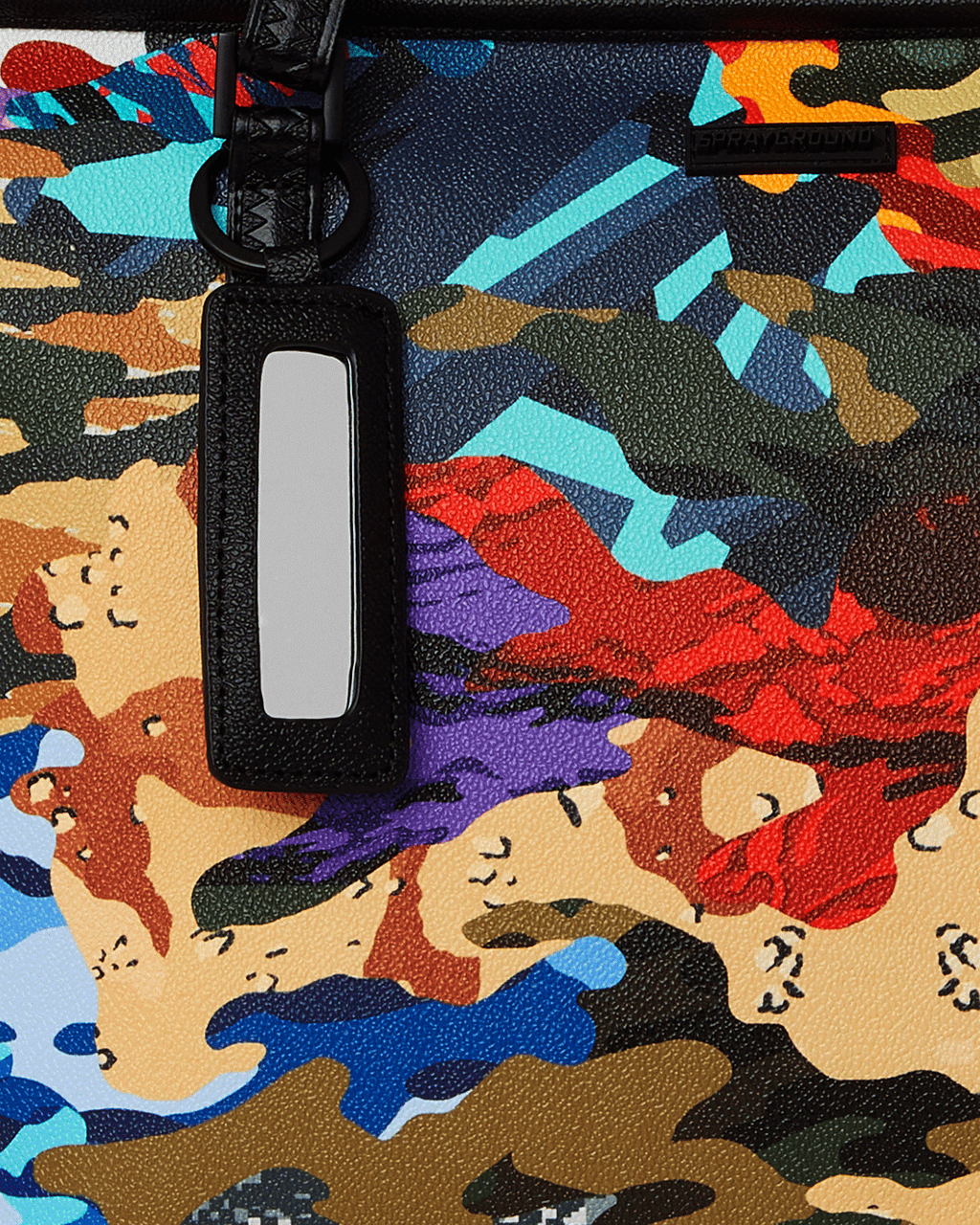 SLICED AND DICED CAMO TOTE