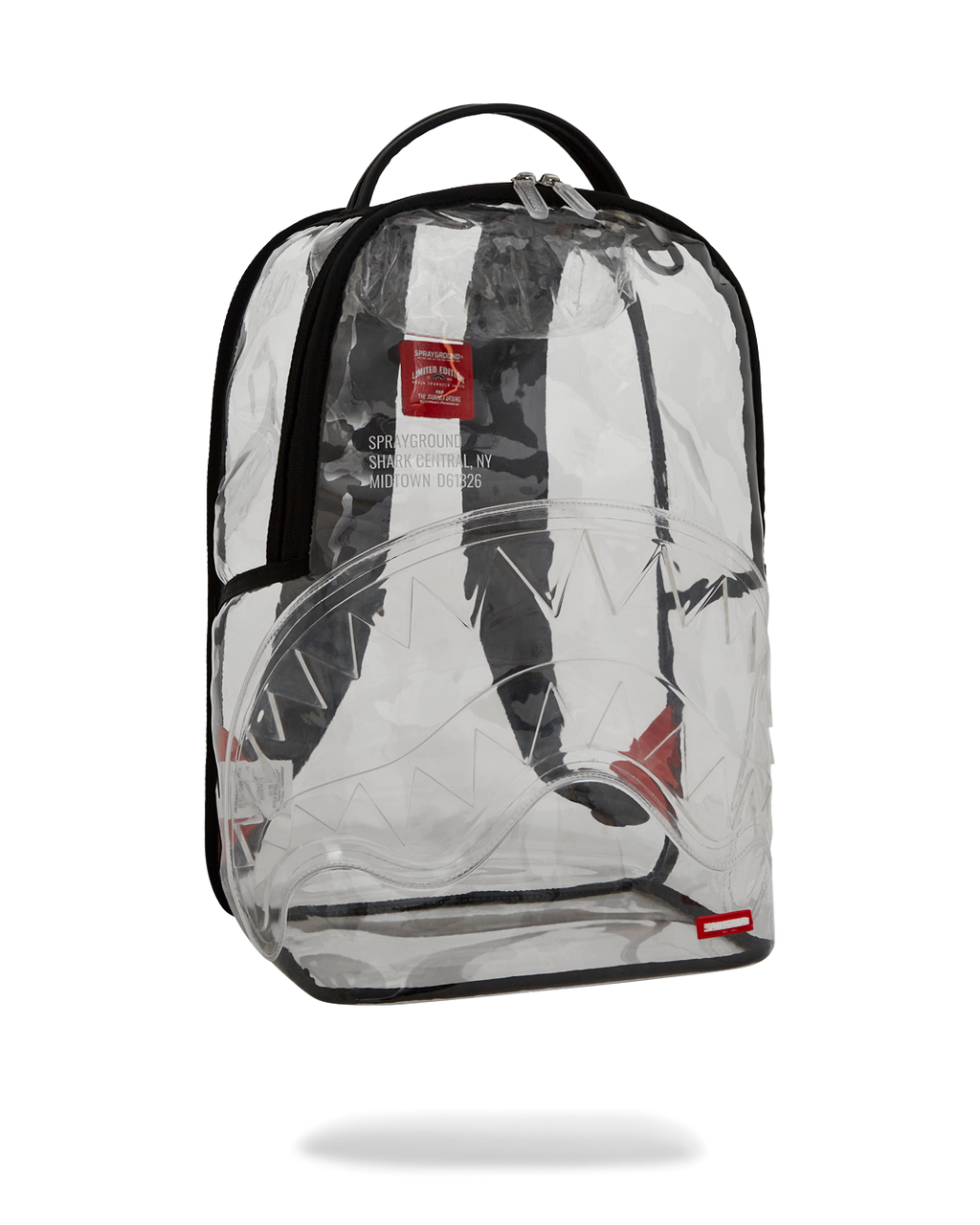 100% CLEAR BACKPACK - SHARK CENTRAL