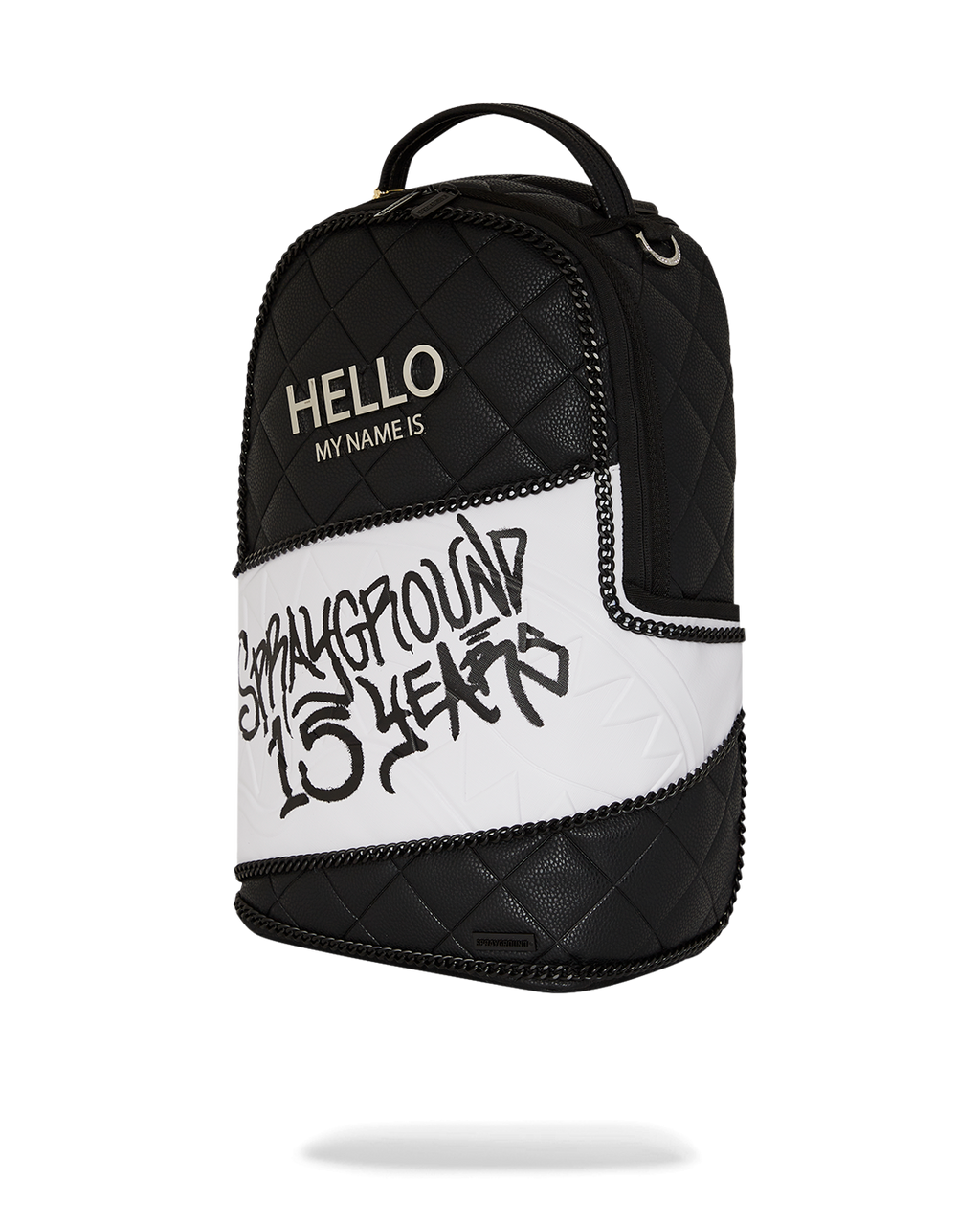 HELLO MY NAME IS 15 YEARS QUILTED BACKPACK (SUPER RARE)