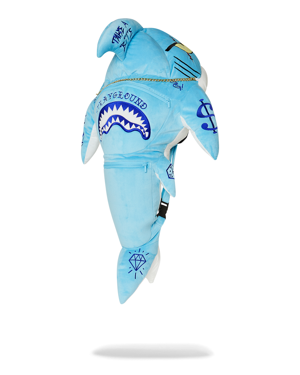 STUFFED SAVAGE HOODY BACKPACK SHARK