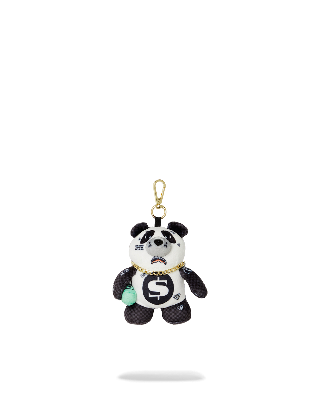 PANDA SKI MASK BEAR KEYCHAIN