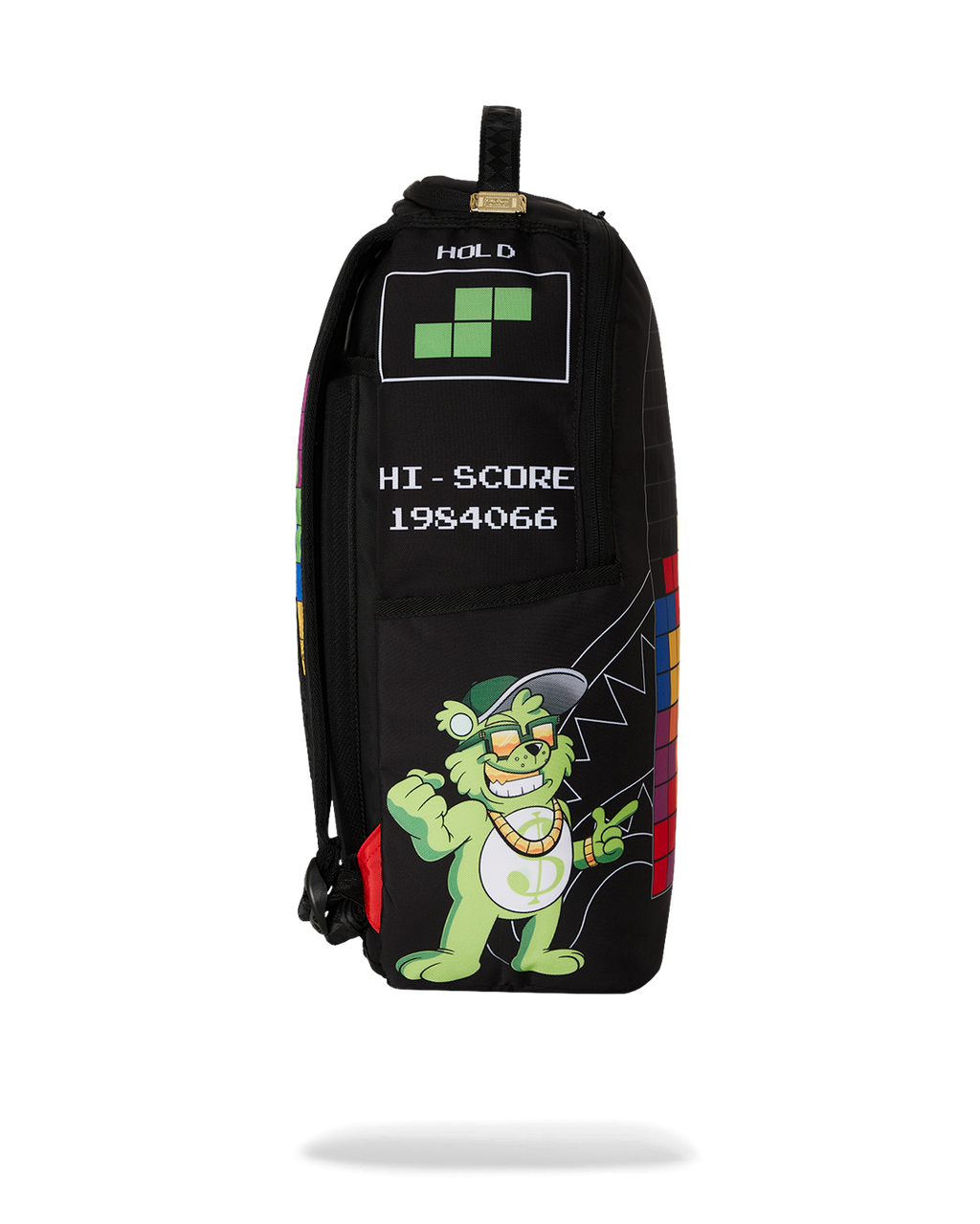 TETRIS WITH DIABLO AND MONEY BEAR BACKPACK