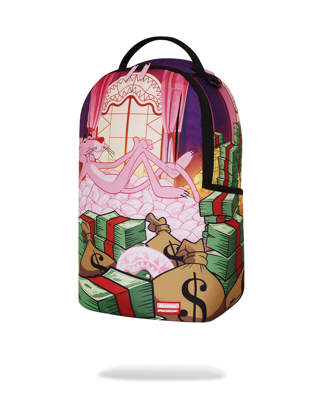 PINK PANTHER FORTRESS OF MONEY-TUDE BACKPACK