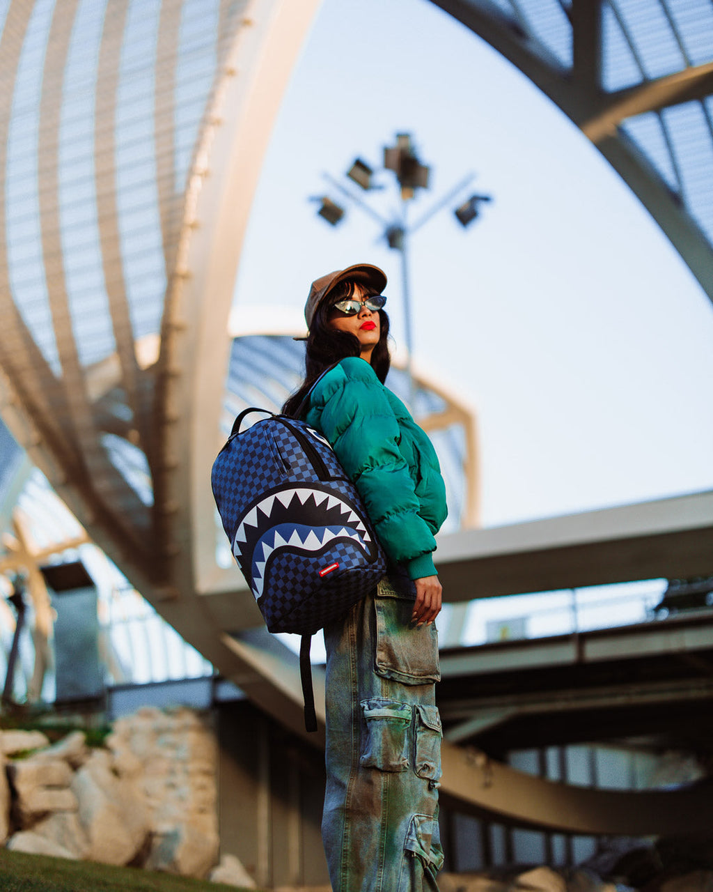 MIDNIGHT MAGIC SHARKS IN PARIS BACKPACK