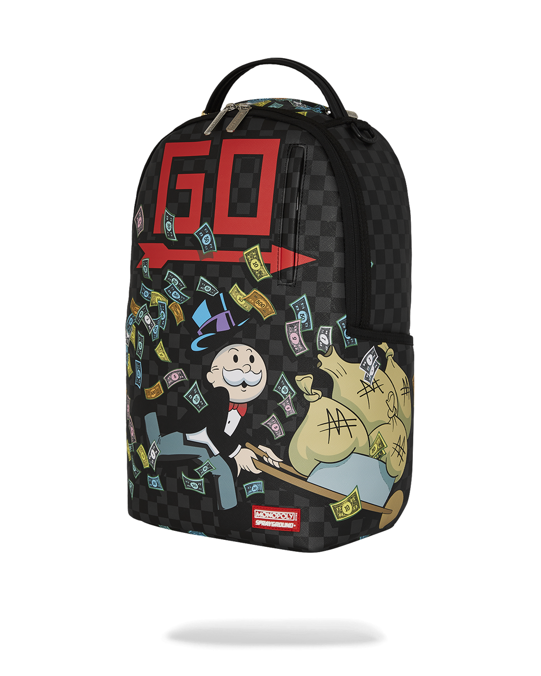 MONOPOLY WHEEL BARREL BACKPACK