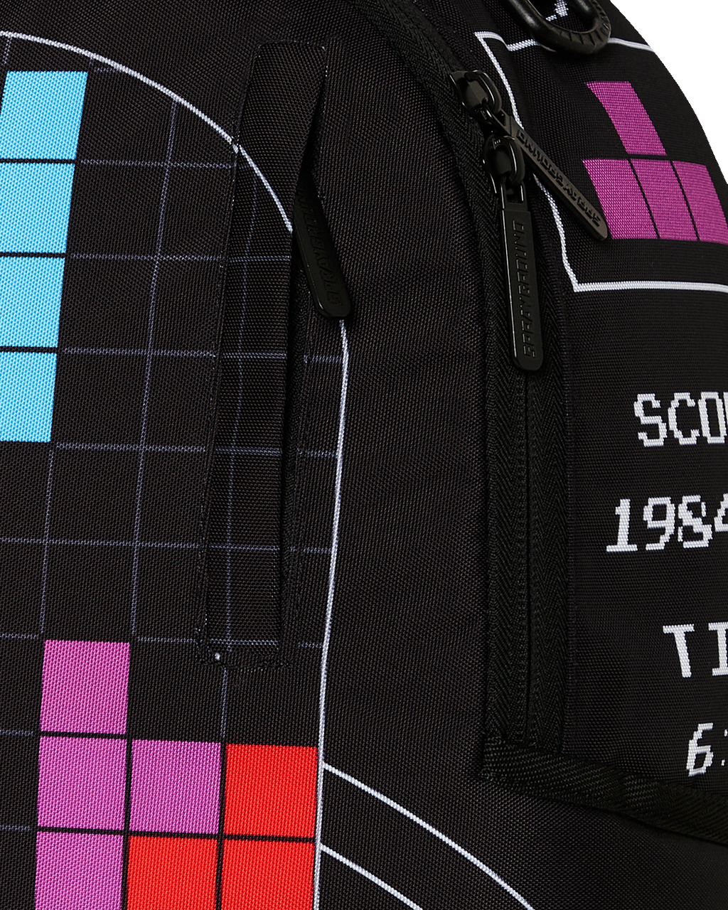 TETRIS WITH DIABLO AND MONEY BEAR BACKPACK
