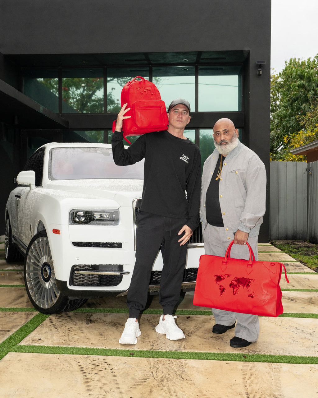 JAMES FIRST CLASS RUBY RED CHATEAU BACKPACK