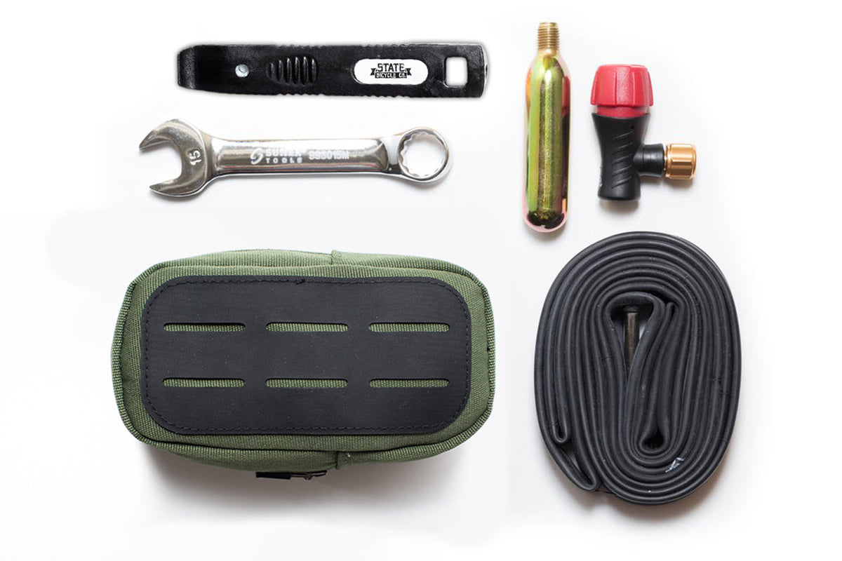 State Bicycle Co. - Saddle Bag + Flat Tire Tool Set Bundle
