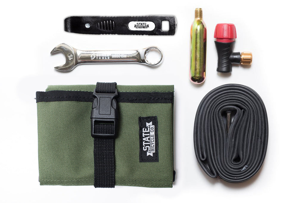 State Bicycle Co. - Bike Roll / Pouch + Flat Tire Tool Set Bundle