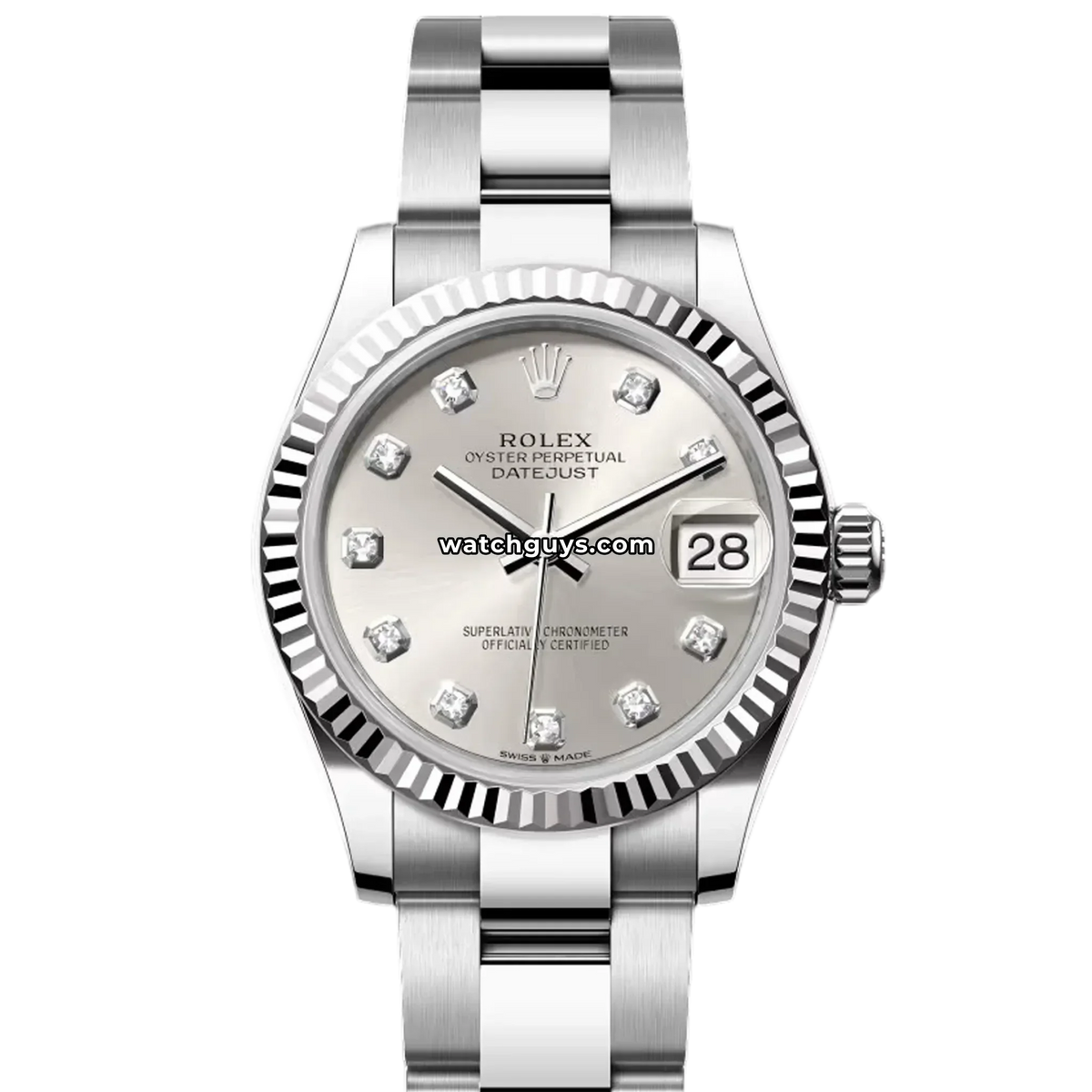 Rolex Datejust 278274 Silver Diamond