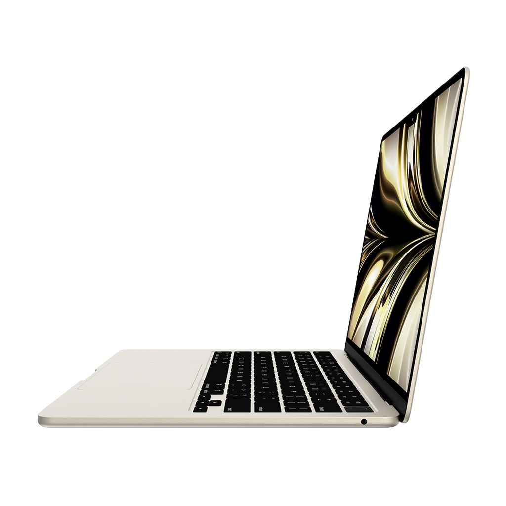 Apple 13-inch MacBook Air M2 chip, 16GB RAM, 256GB Flash, 8-Core GPU, Starlight - Grade B