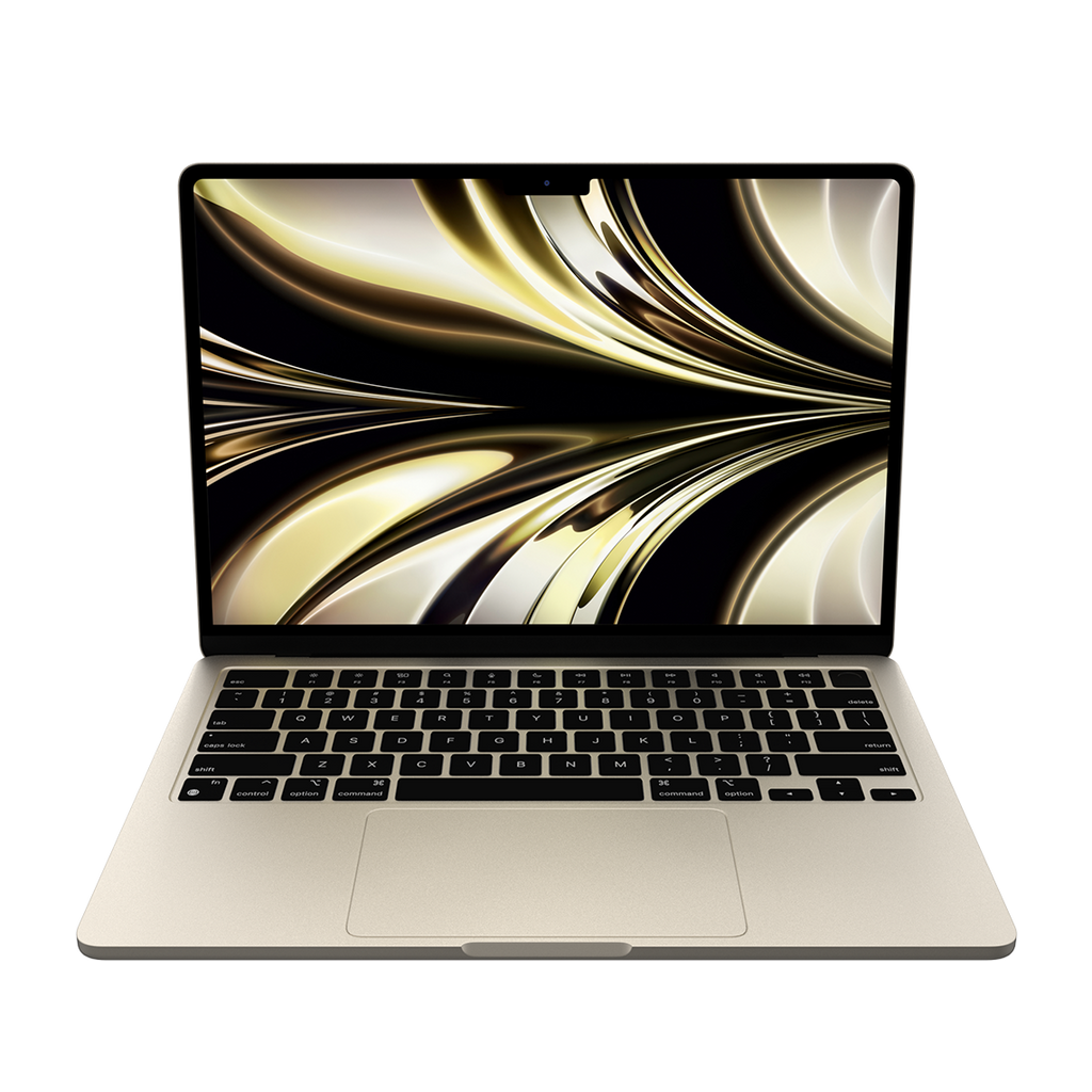 Apple 13-inch MacBook Air M2 chip, 16GB RAM, 256GB Flash, 8-Core GPU, Starlight - Open Box