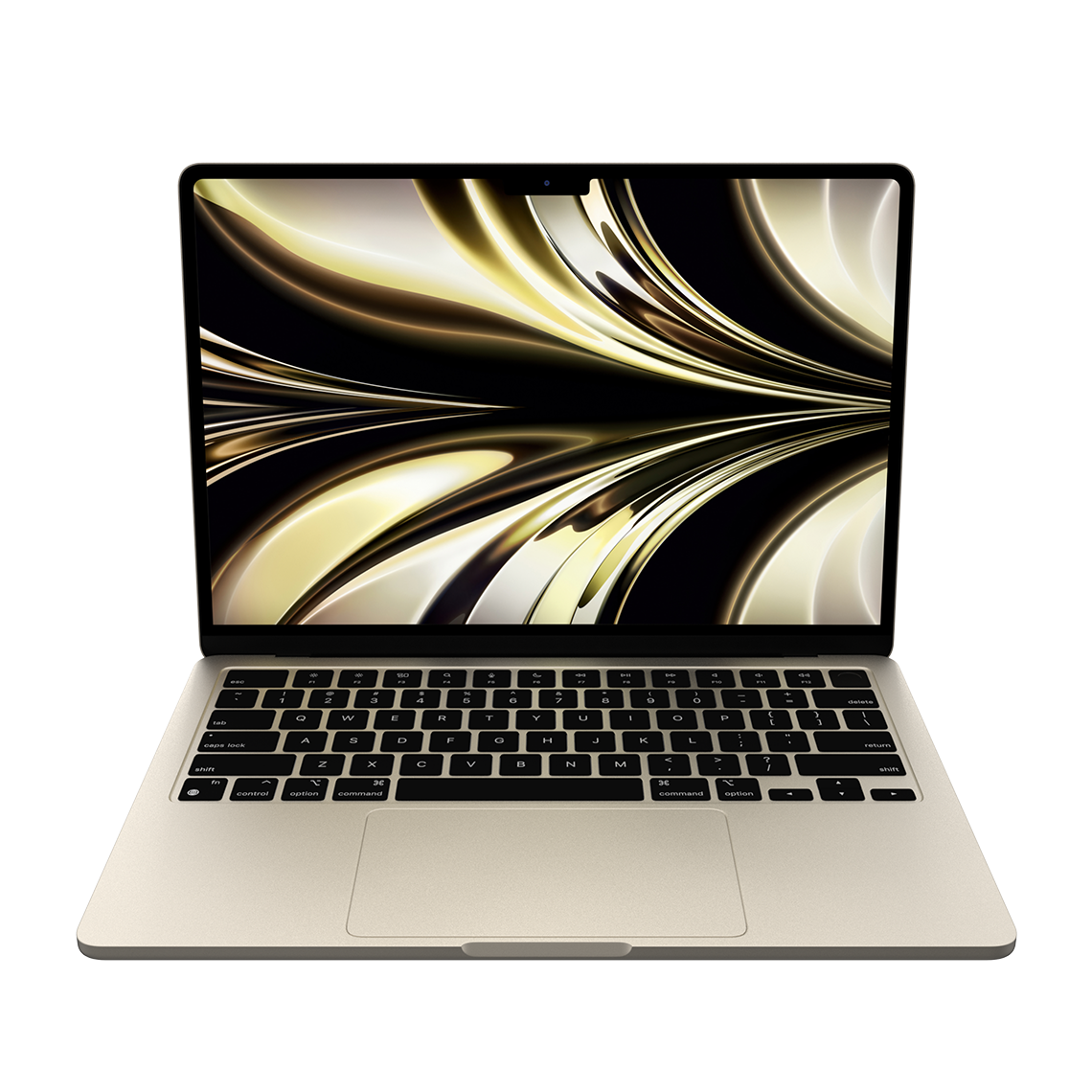 Apple 13-inch MacBook Air M2 chip, 16GB RAM, 256GB Flash, 8-Core GPU, Starlight - Grade B