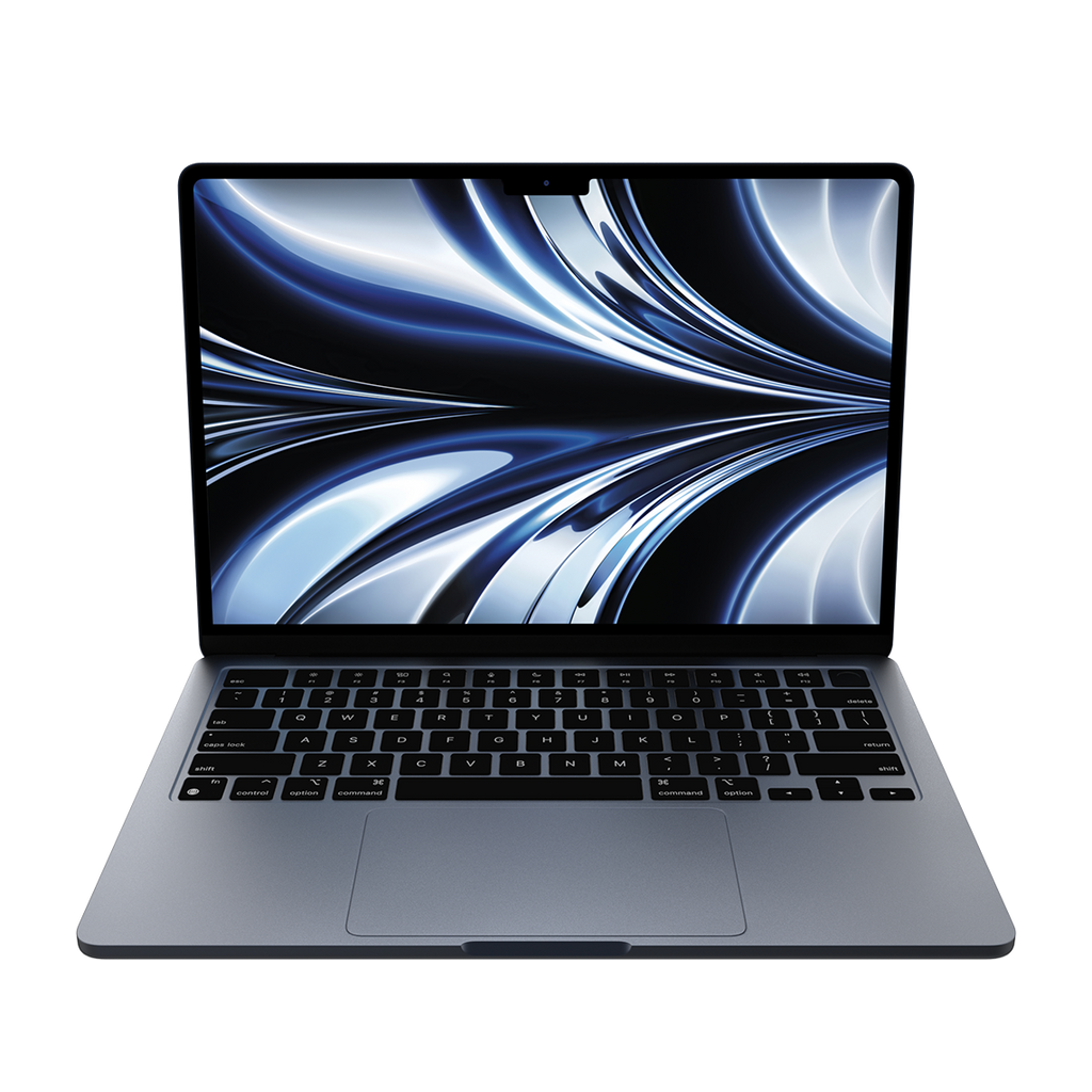 Apple 13-inch MacBook Air M2 chip, 8GB RAM, 512GB Flash, 10-Core GPU, Midnight - Grade A