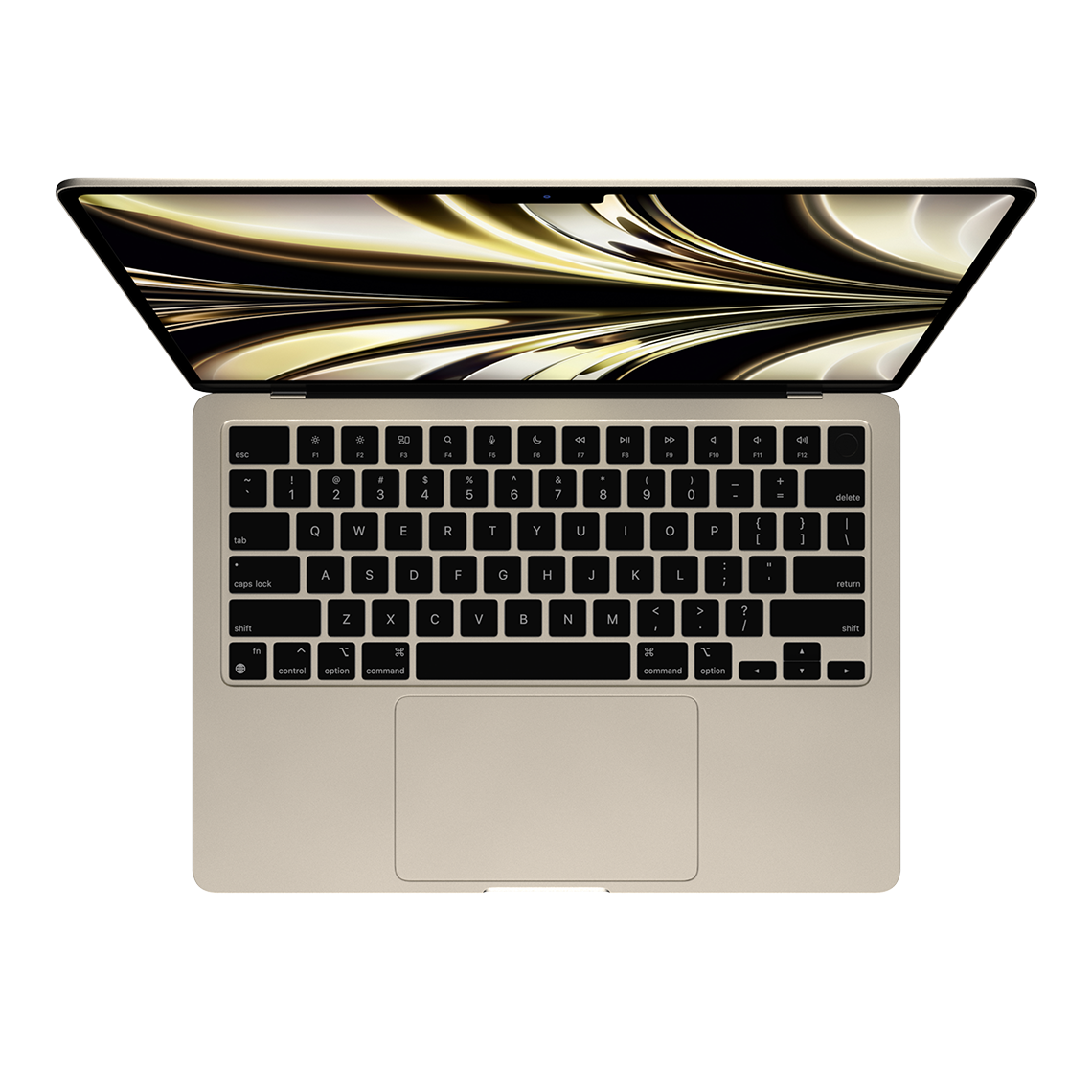 Apple 13-inch MacBook Air M2 chip, 16GB RAM, 256GB Flash, 8-Core GPU, Starlight - Grade B