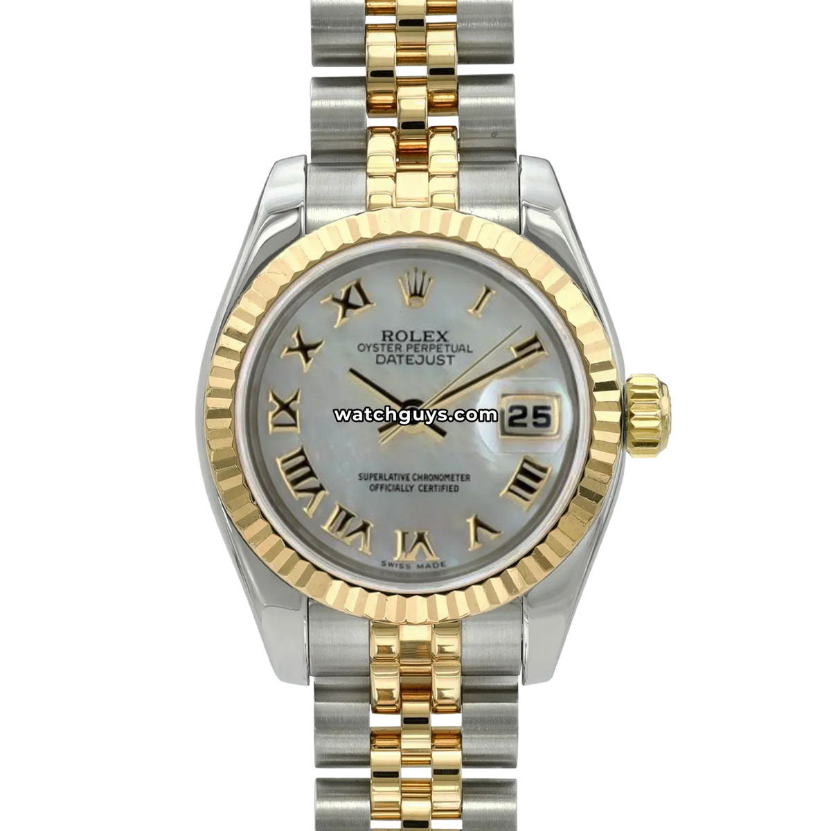 Rolex Datejust 179173 Silver Roman Jubilee