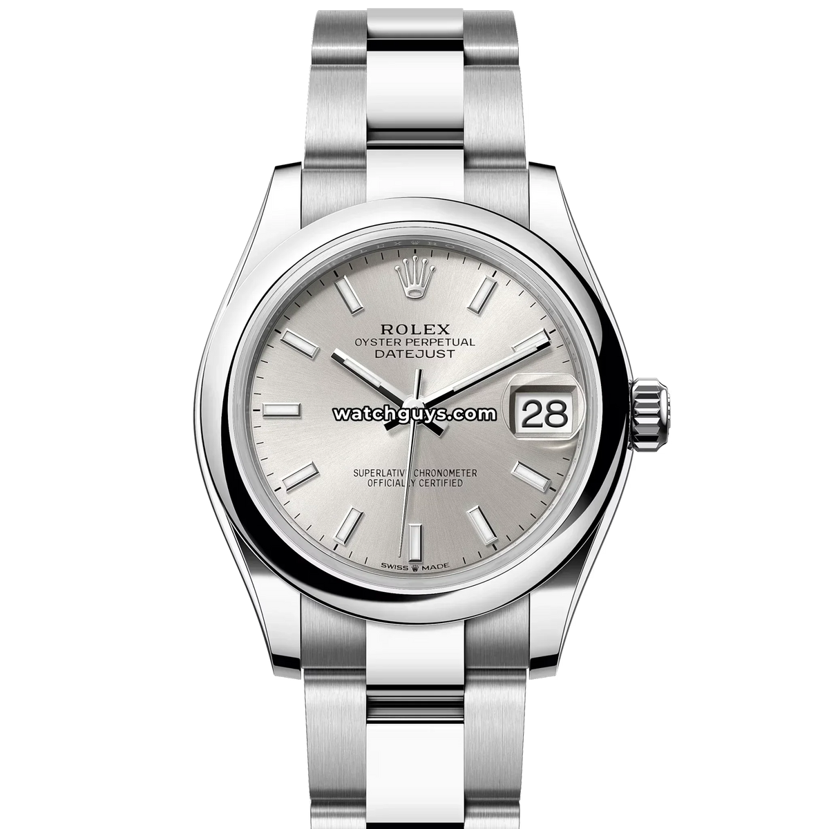 Rolex Datejust 278240 Silver Index Oyster