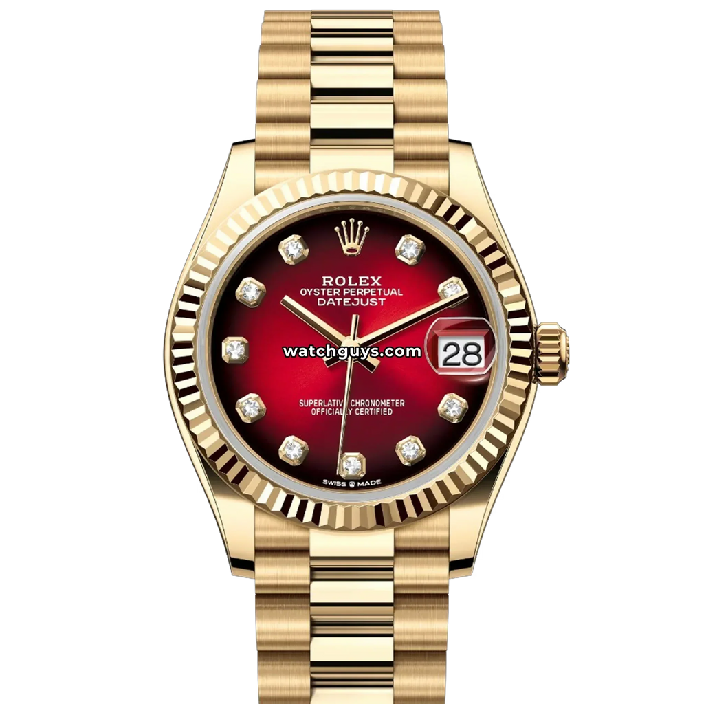 Rolex Datejust 278278 Red Ombre Diamond