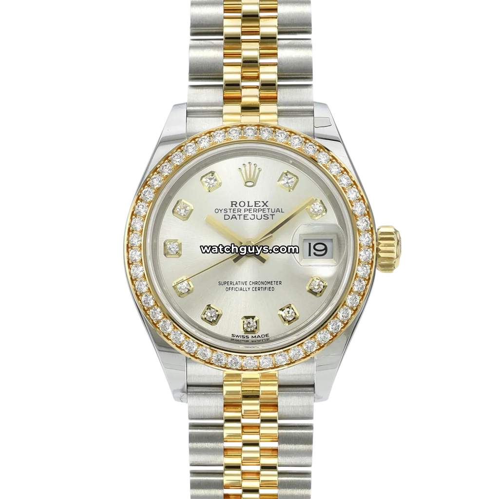 Rolex Datejust 279383RBR Silver Diamond