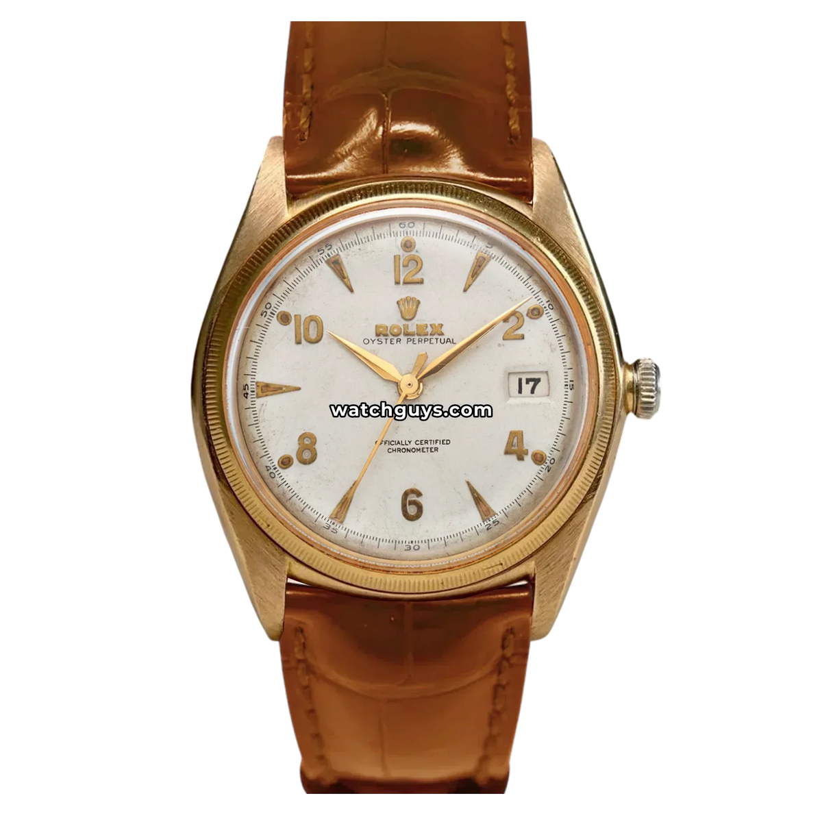 Rolex Datejust 4467 White 18K Yellow Gold
