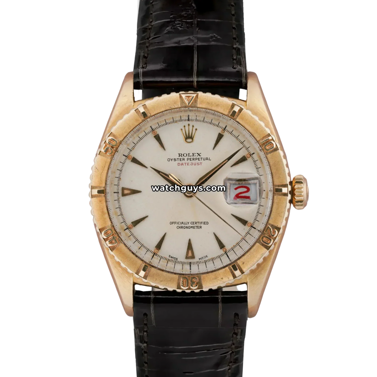 Rolex Datejust 6309 White "Thunderbird"