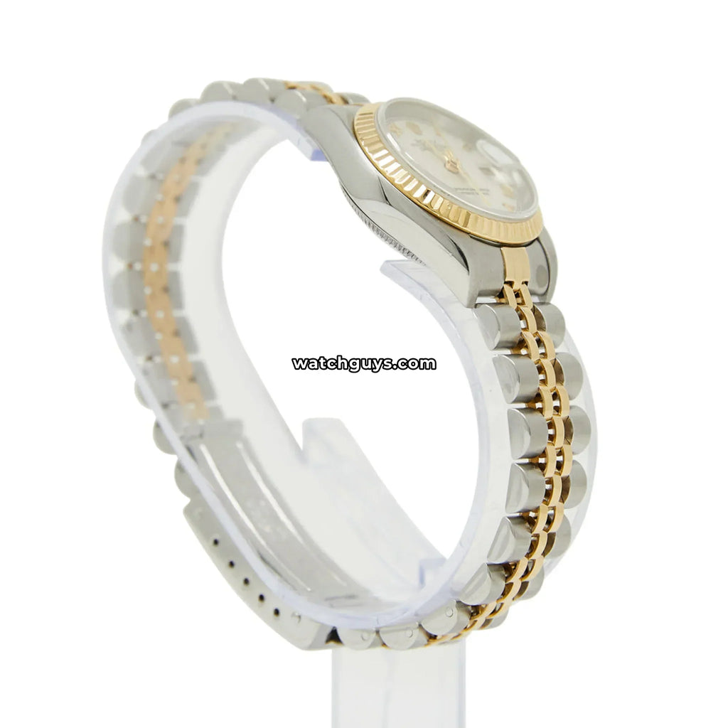 Rolex Datejust 69173 Ivory Pyramid Roman