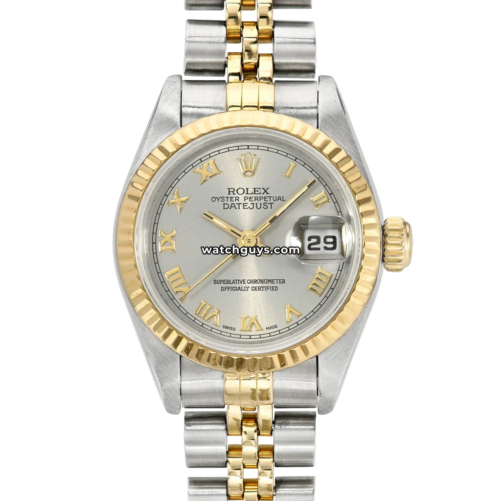 Rolex Datejust 69173 Silver Roman Jubilee