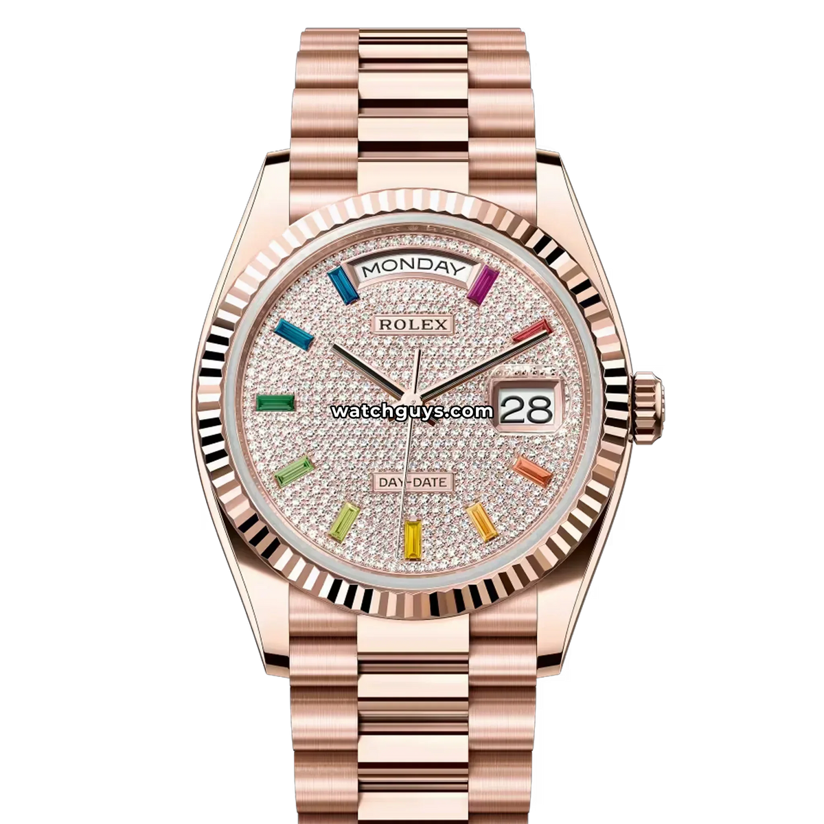 Rolex Day-Date 128235 Diamond Paved