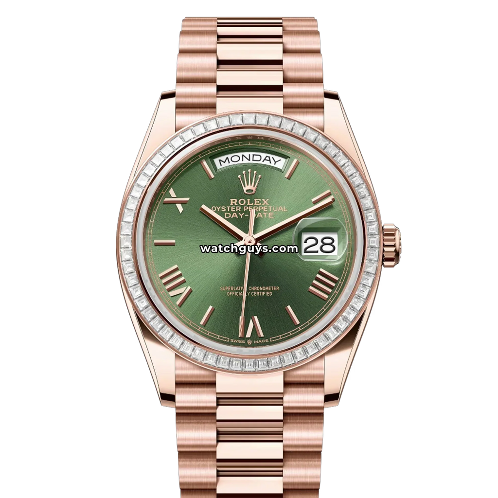 Rolex Day-Date 128395TBR Olive Green