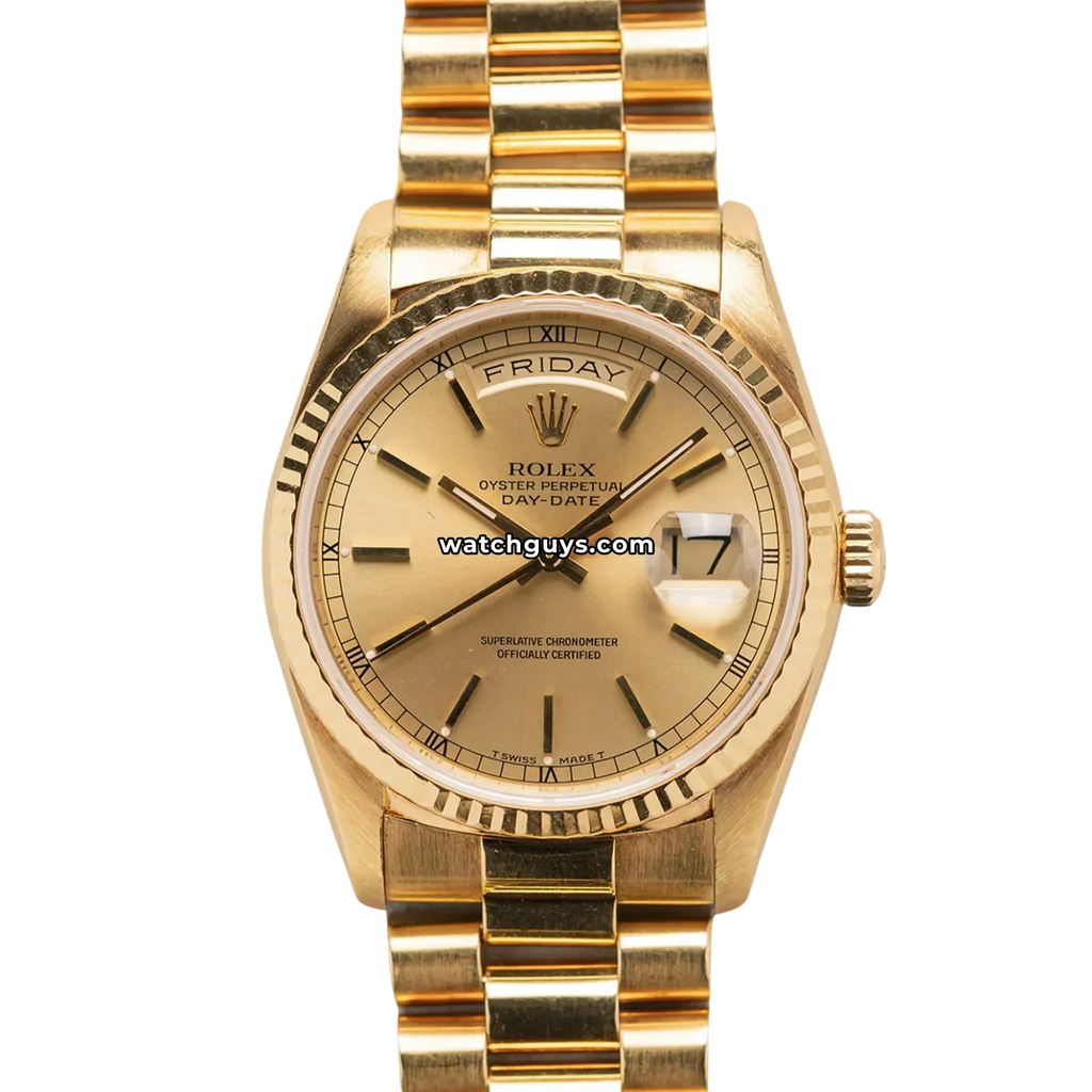 Rolex Day-Date 18238 Champagne