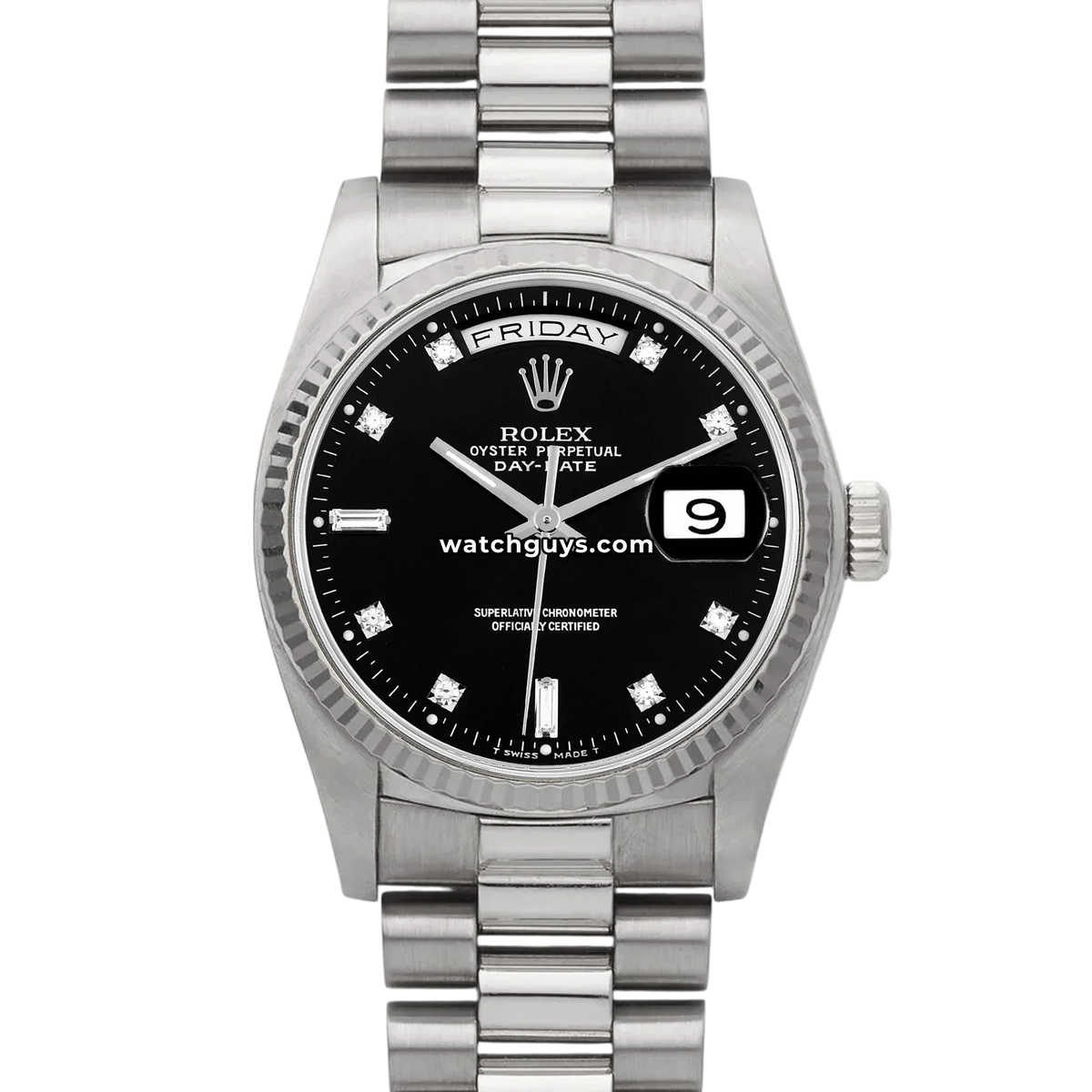 Rolex Day-Date 18239 Black Diamond
