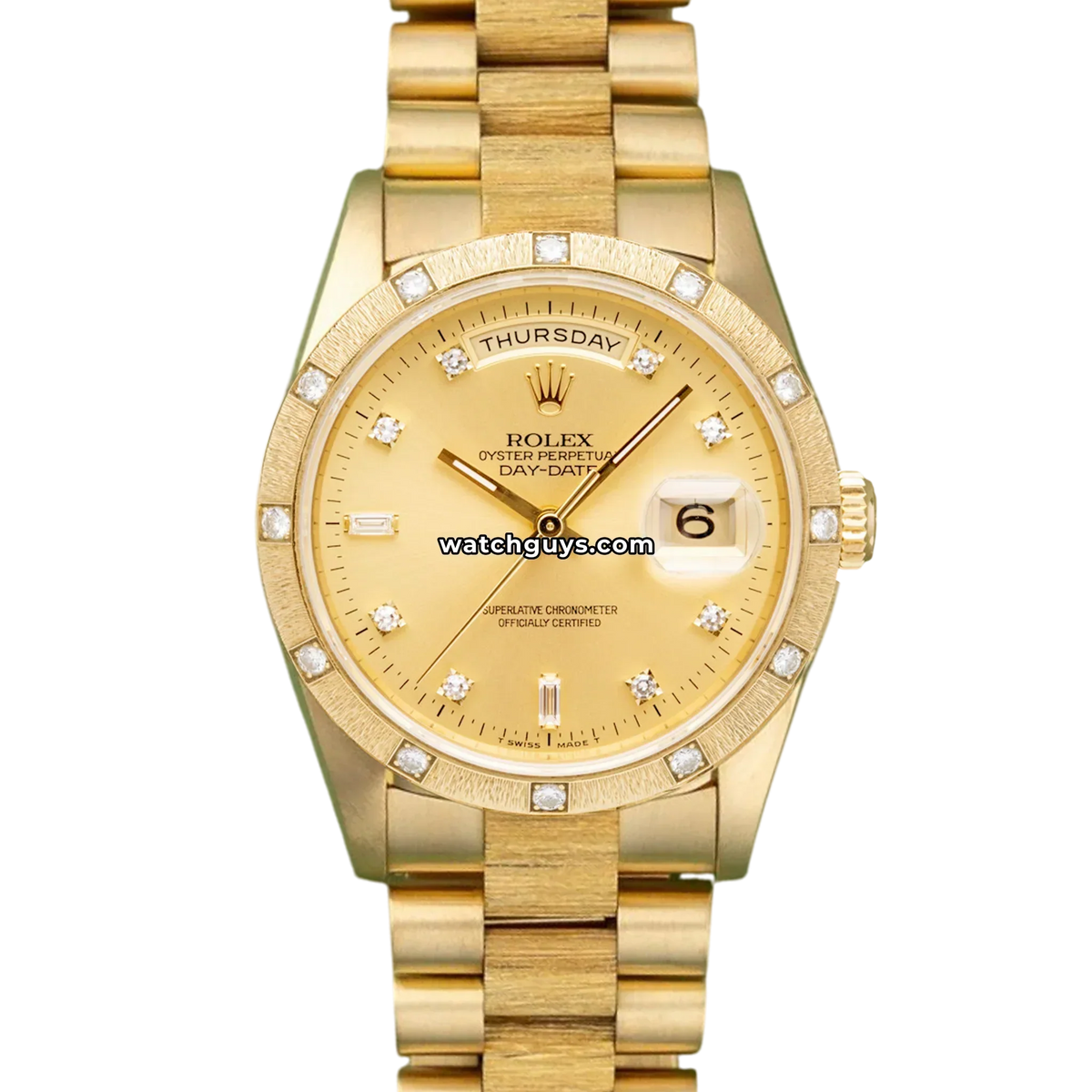 Rolex Day-Date 18308 Champagne Diamond