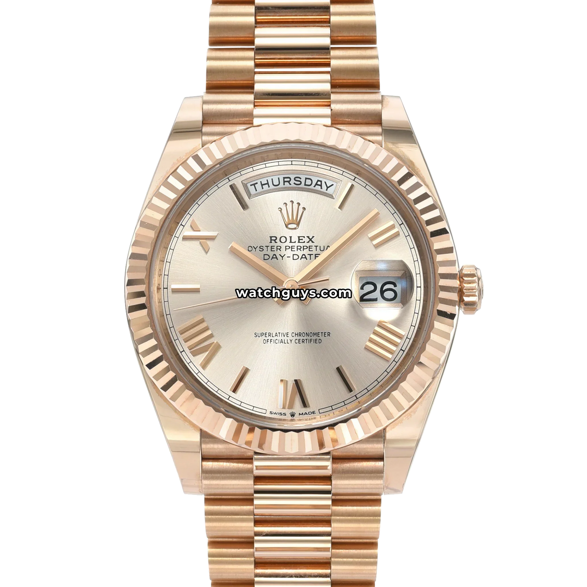 Rolex Day-Date 228235 Sundust Roman