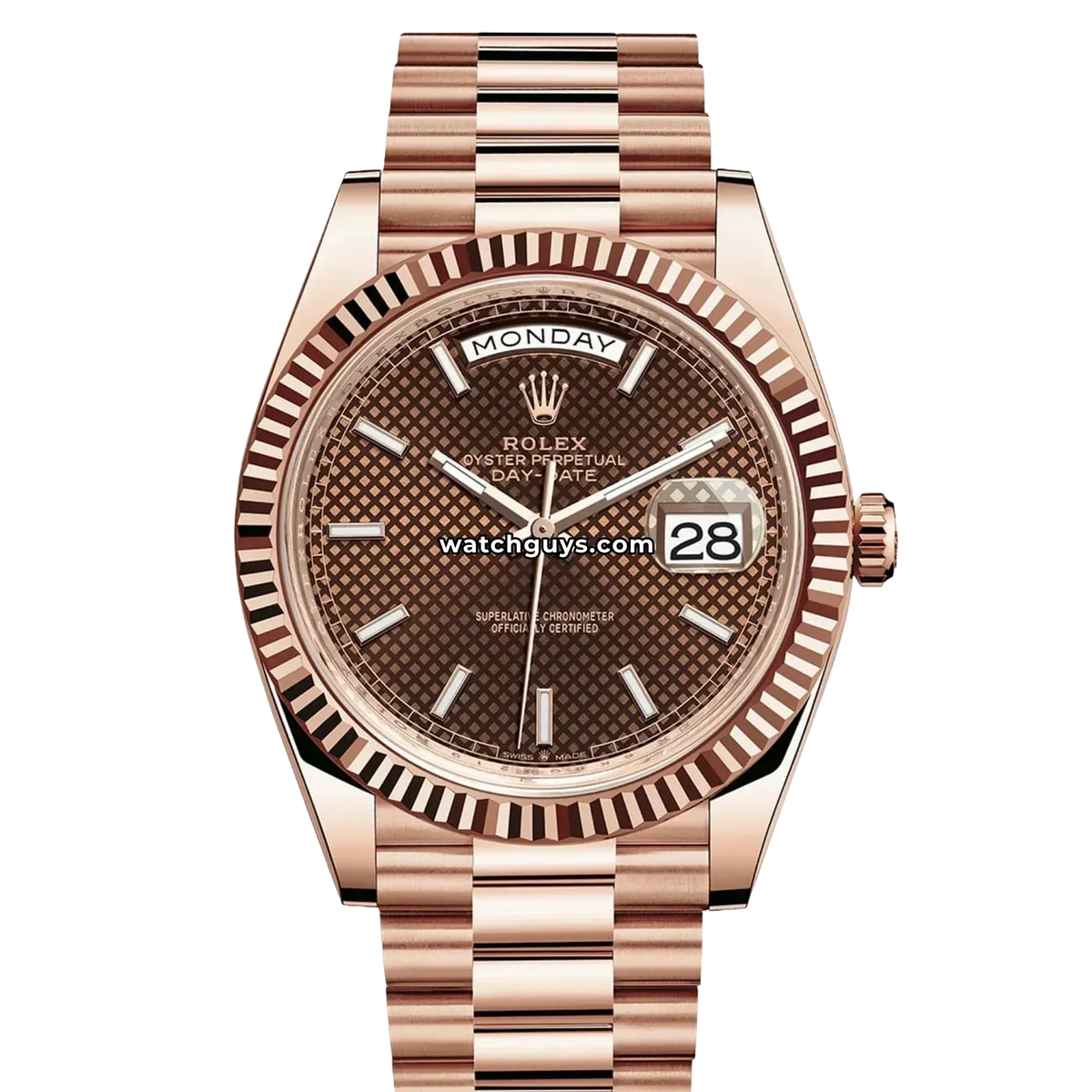 Rolex Day-Date 228235 Chocolate Motif
