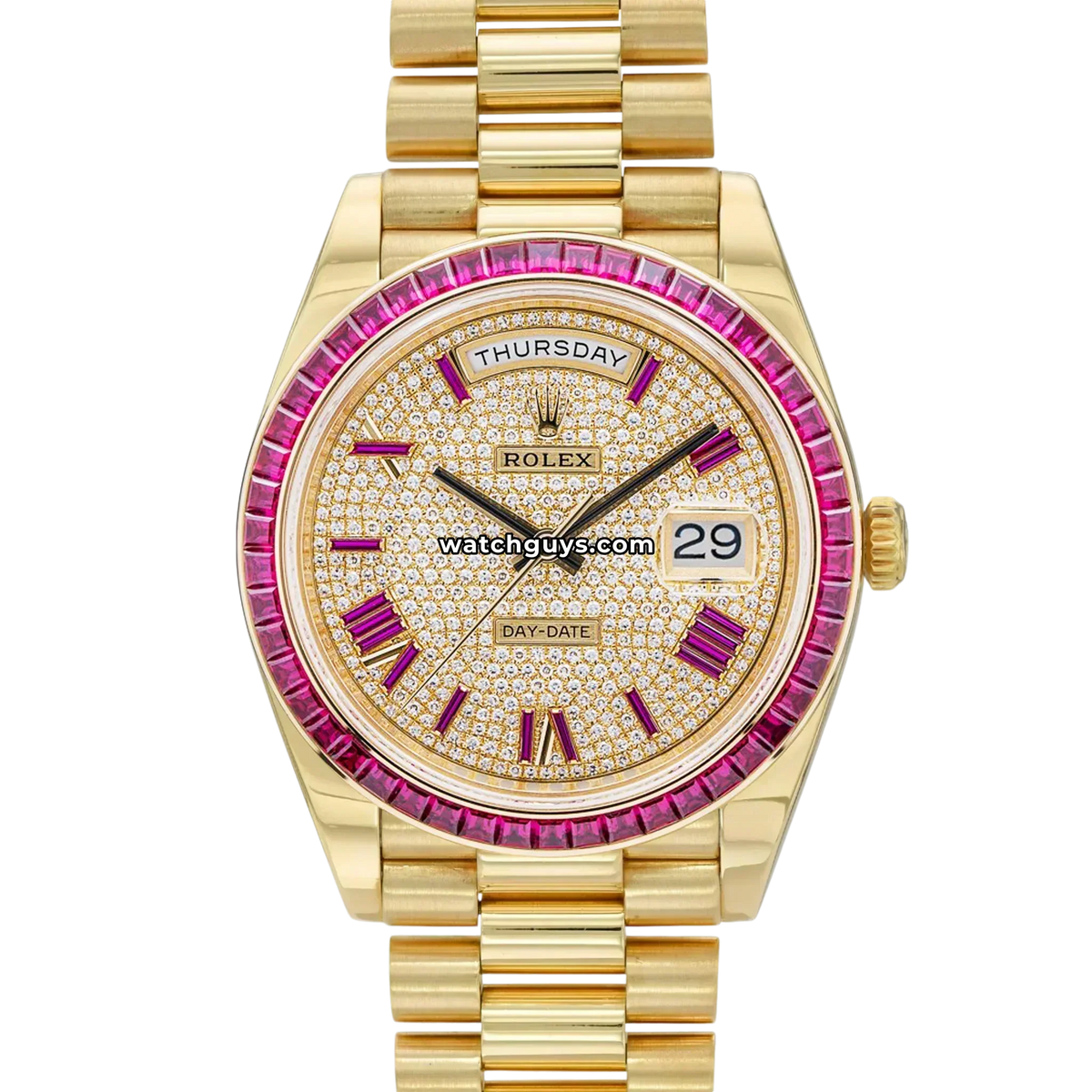 Rolex Day-Date 228398TRU Roman Ruby