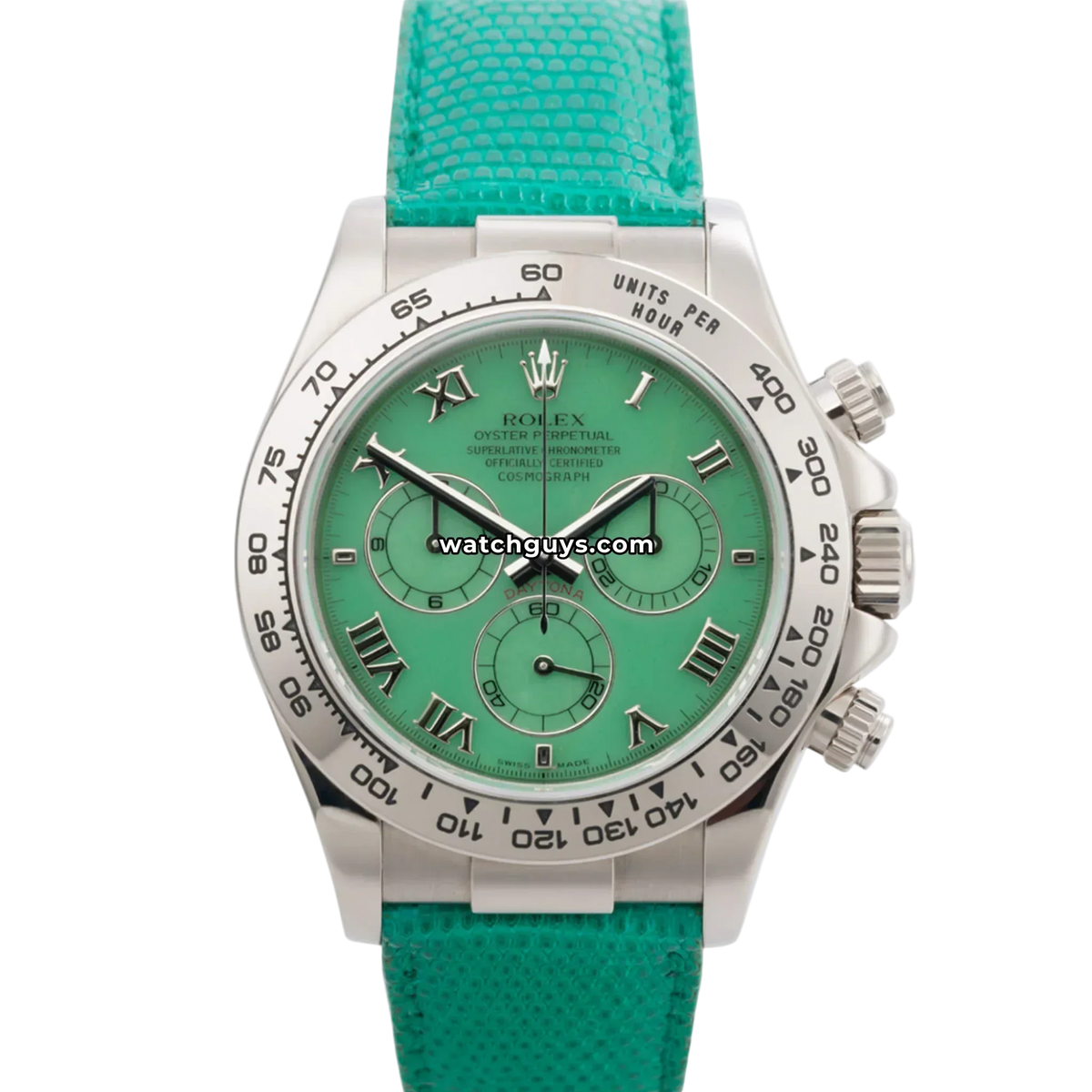 Rolex Daytona Beach 116519 Green Chrysoprase