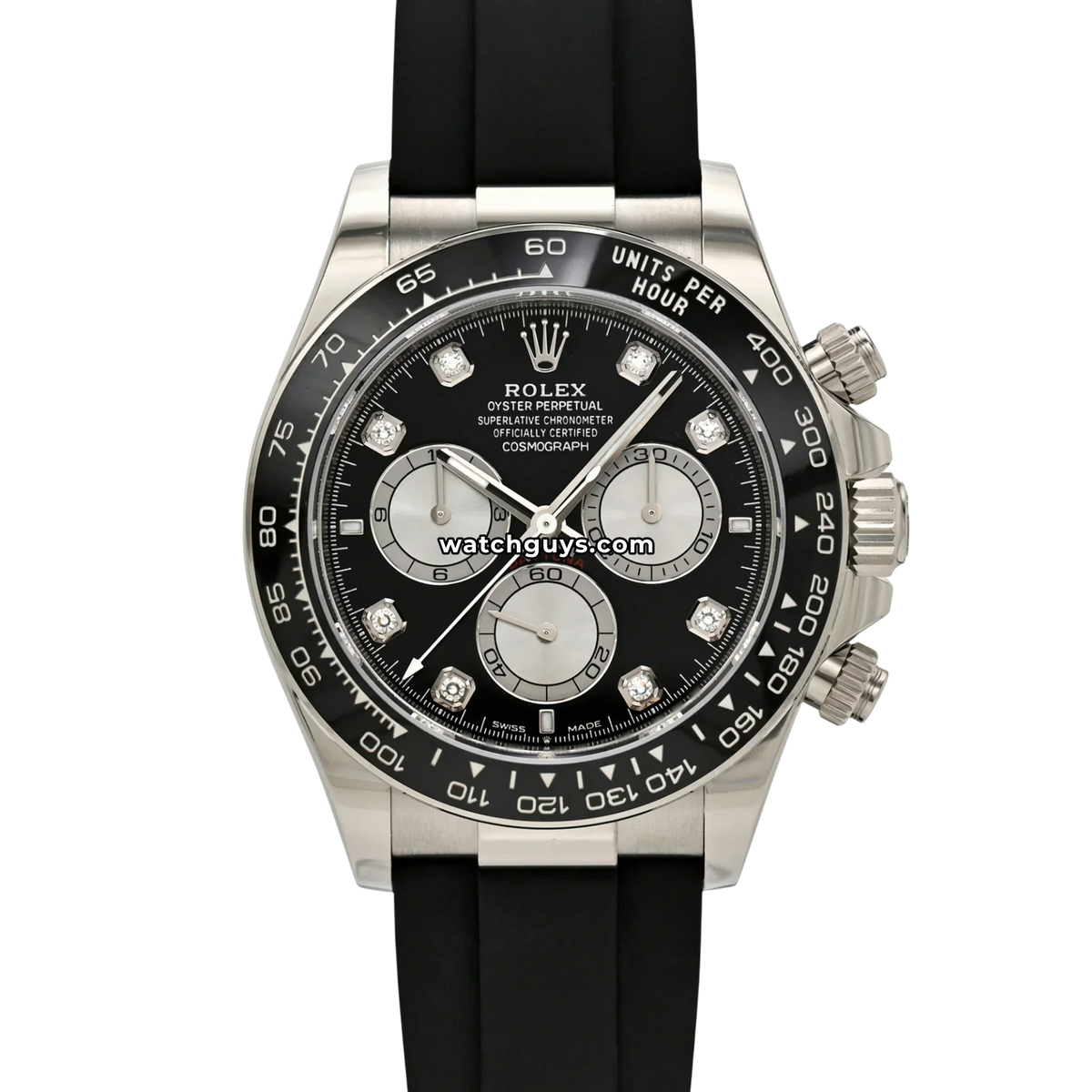 Rolex Daytona 126519LN Black Diamond Oysterflex
