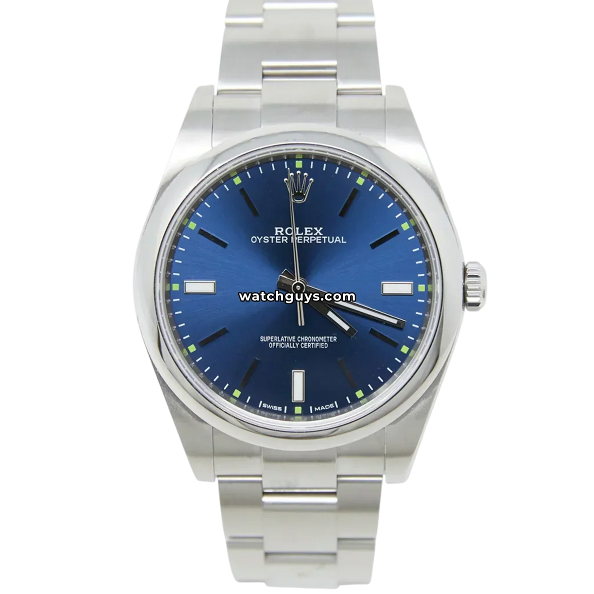 Rolex Oyster Perpetual 114300 Blue