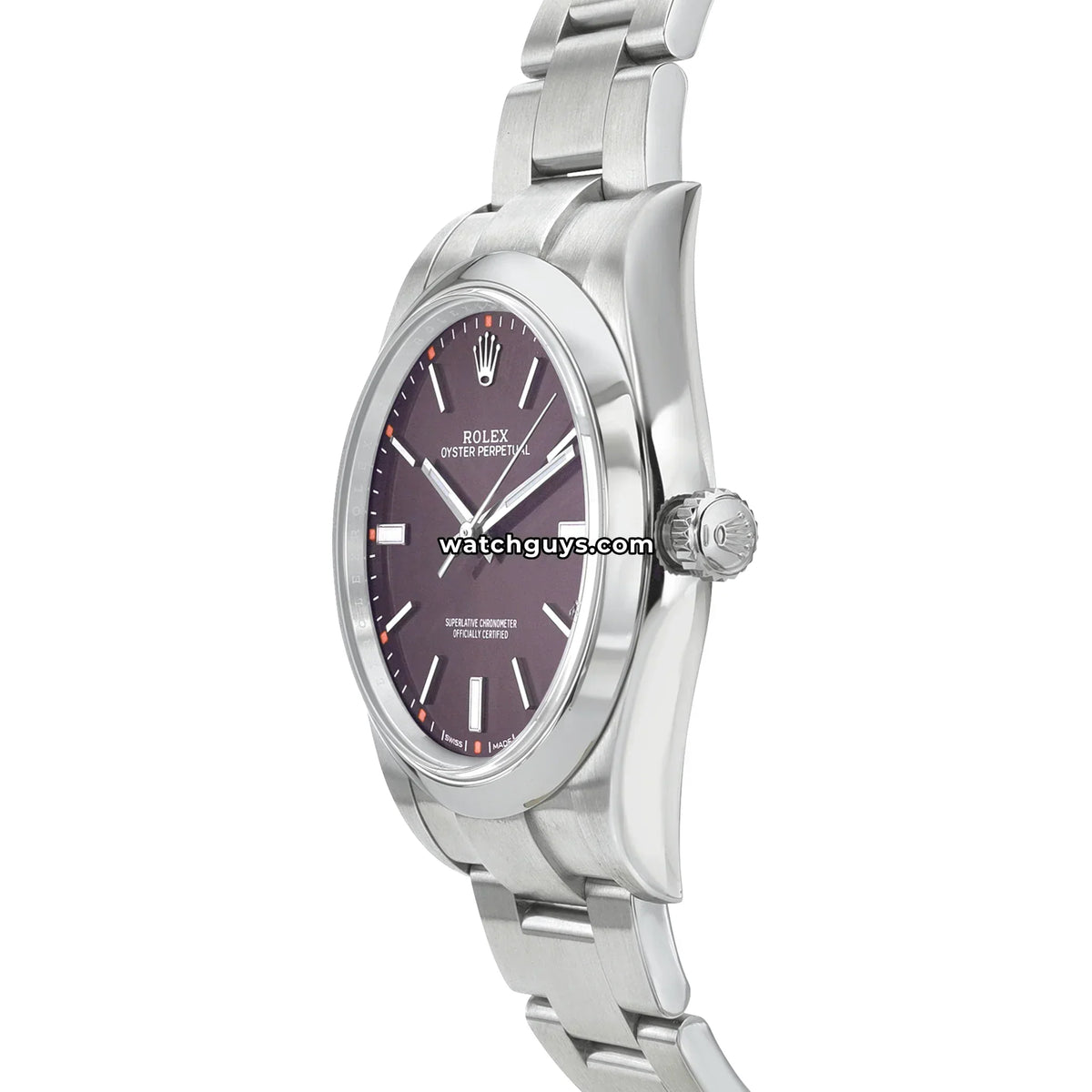 Rolex Oyster Perpetual 114300 Red Grape