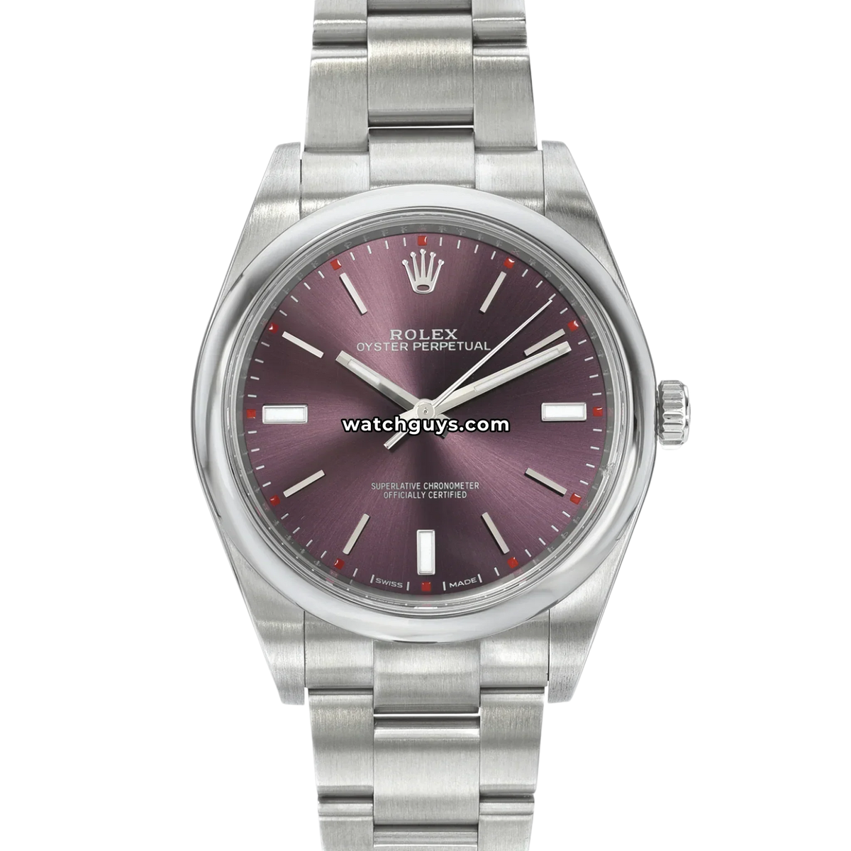 Rolex Oyster Perpetual 114300 Red Grape