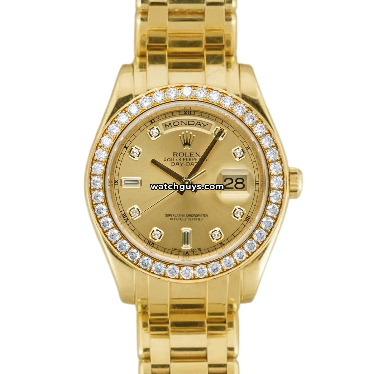 Rolex Day-Date Masterpiece 18948 Champagne Diamond