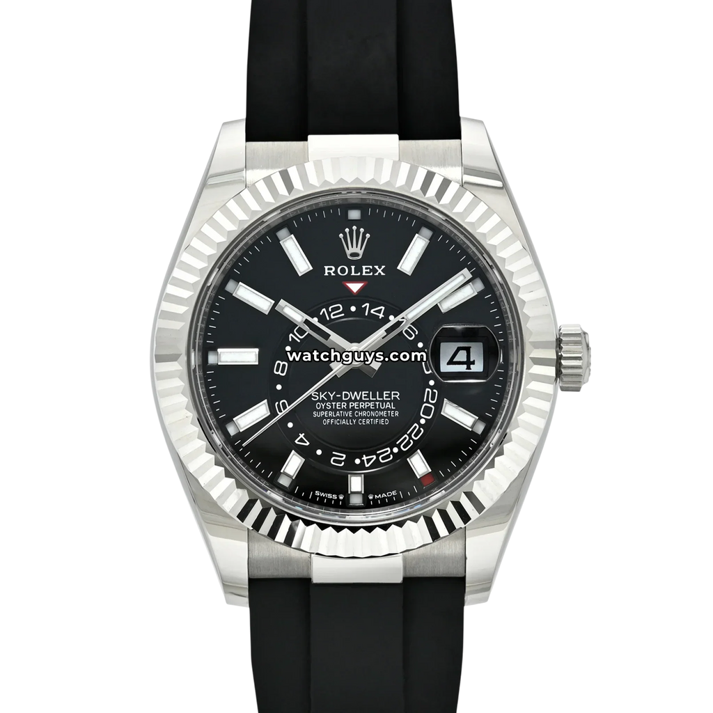 Rolex Sky-Dweller 336239 Oysterflex White Gold