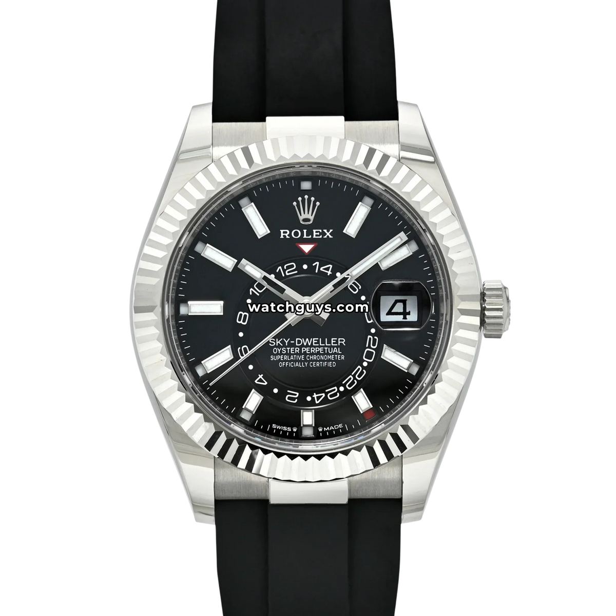 Rolex Sky-Dweller 336239 Oysterflex White Gold
