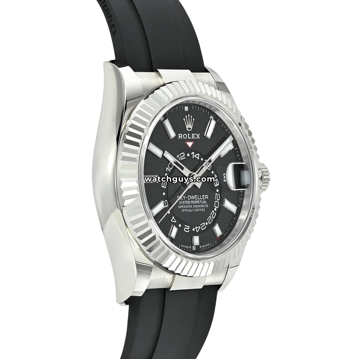 Rolex Sky-Dweller 336239 Oysterflex White Gold
