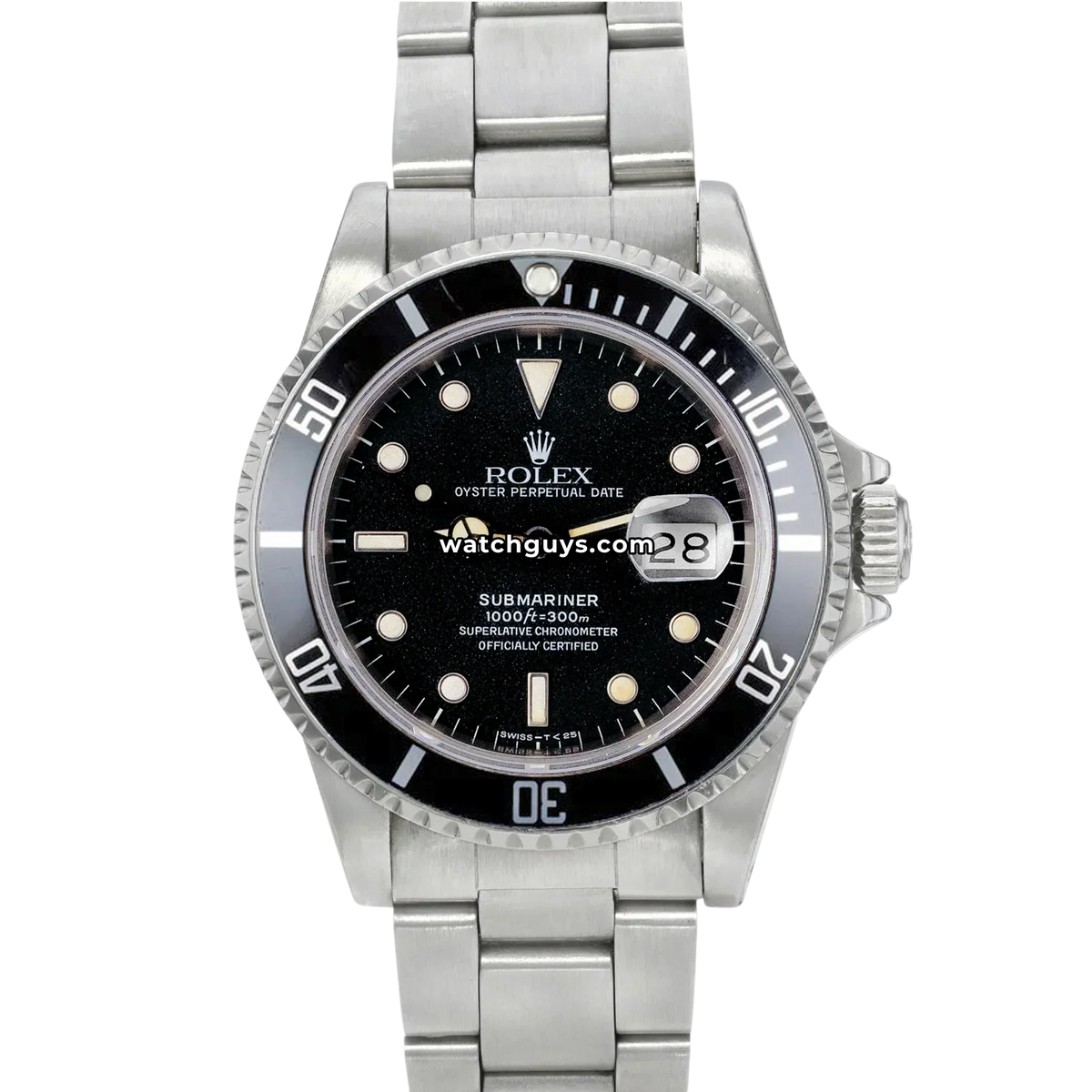 Rolex Submariner 168000 Date "Triple Zero"