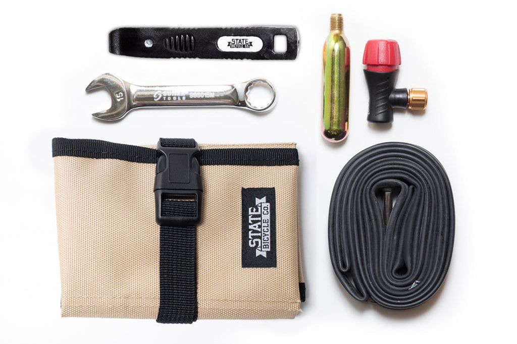 State Bicycle Co. - Bike Roll / Pouch + Flat Tire Tool Set Bundle